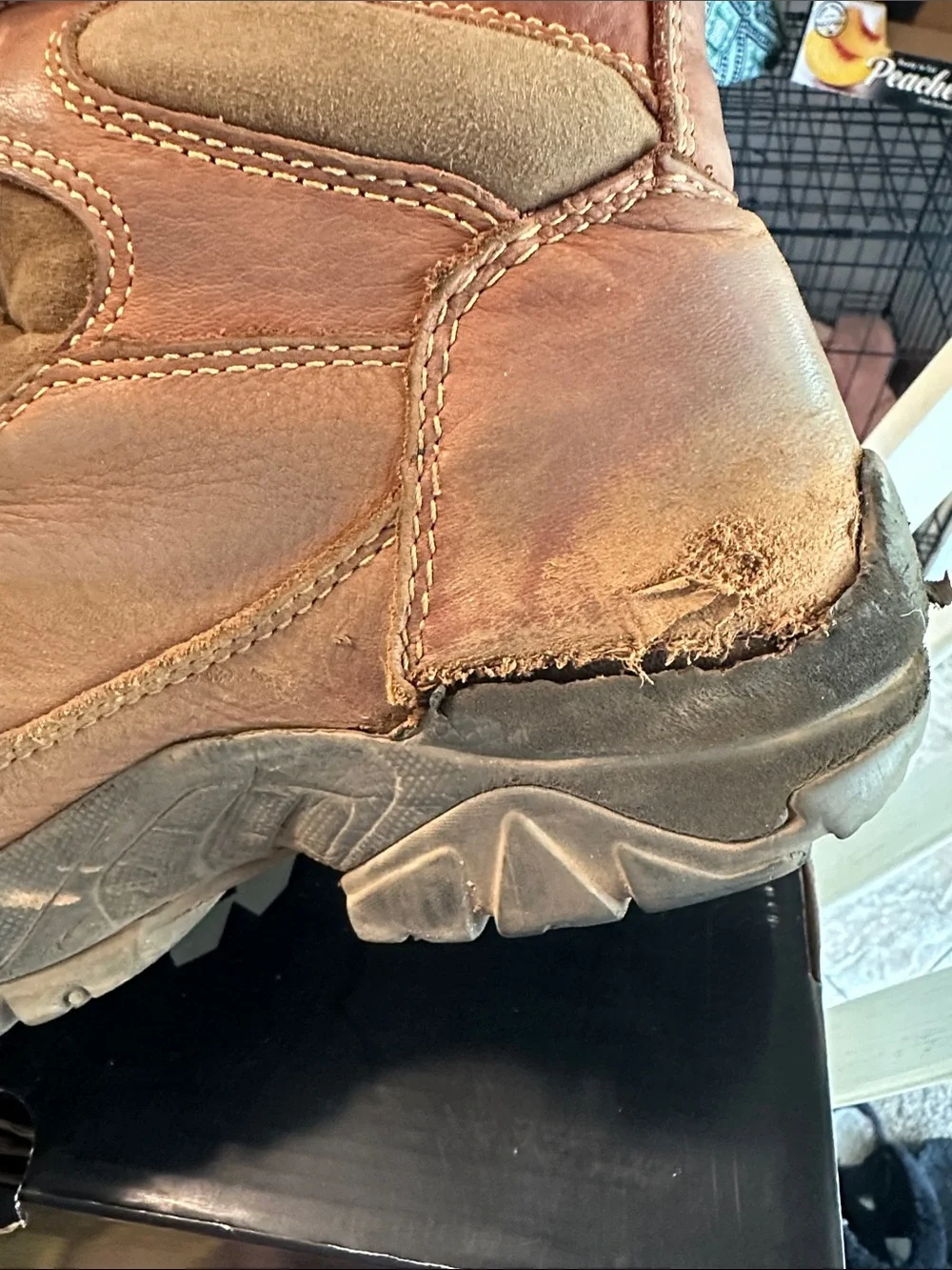 Well Worn Hytest Steel Toe Boots